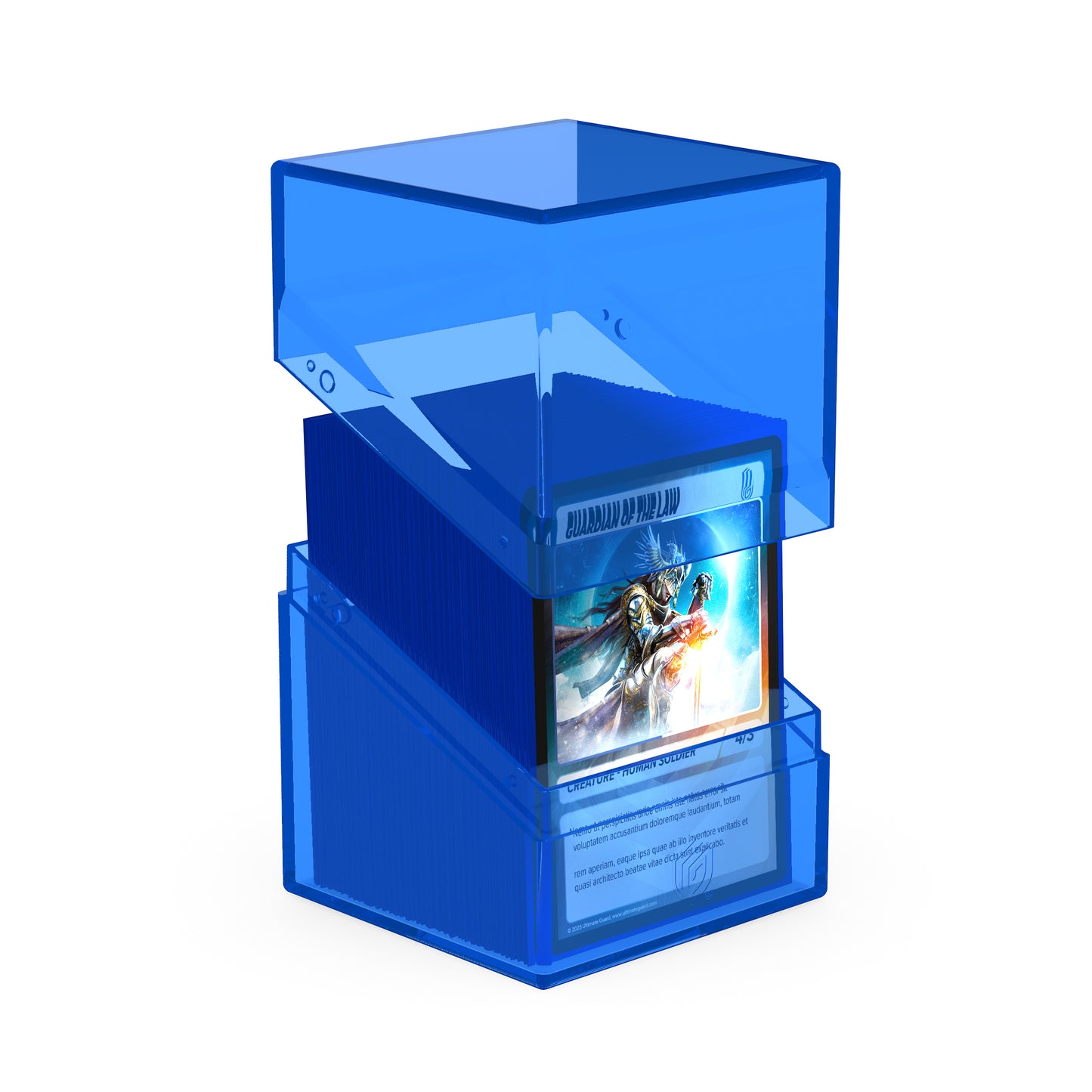 Deck Case: Boulder 100+ Standard Size - Clear Sapphire