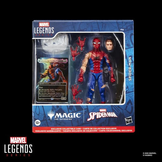 Marvel Legends Spider-Man Action Figure with Exclusive Magic: The Gathering Card