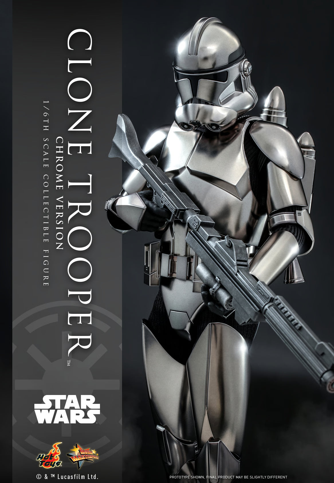 Hot Toys - Star Wars Clone Trooper Chrome Version (Sideshow Exclusive) - MMS643
