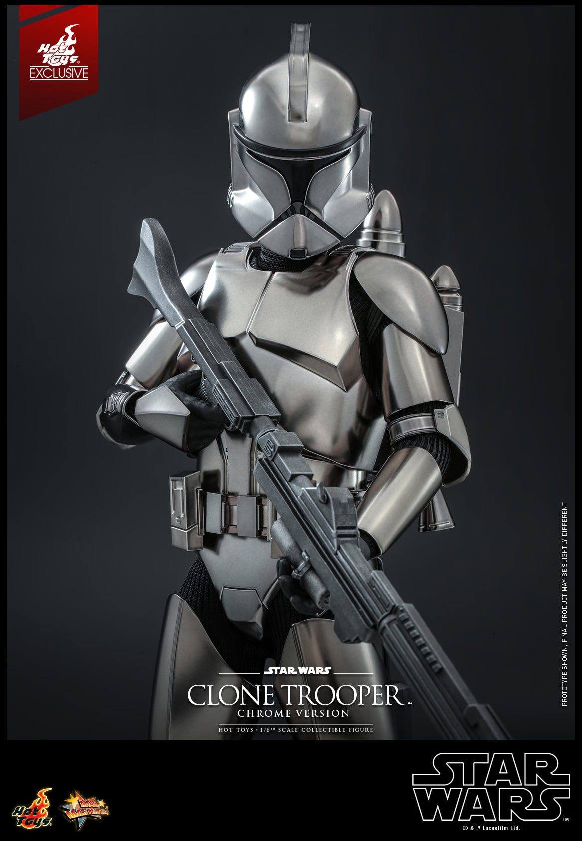 Hot Toys - Star Wars Clone Trooper Chrome Version (Sideshow Exclusive) - MMS643