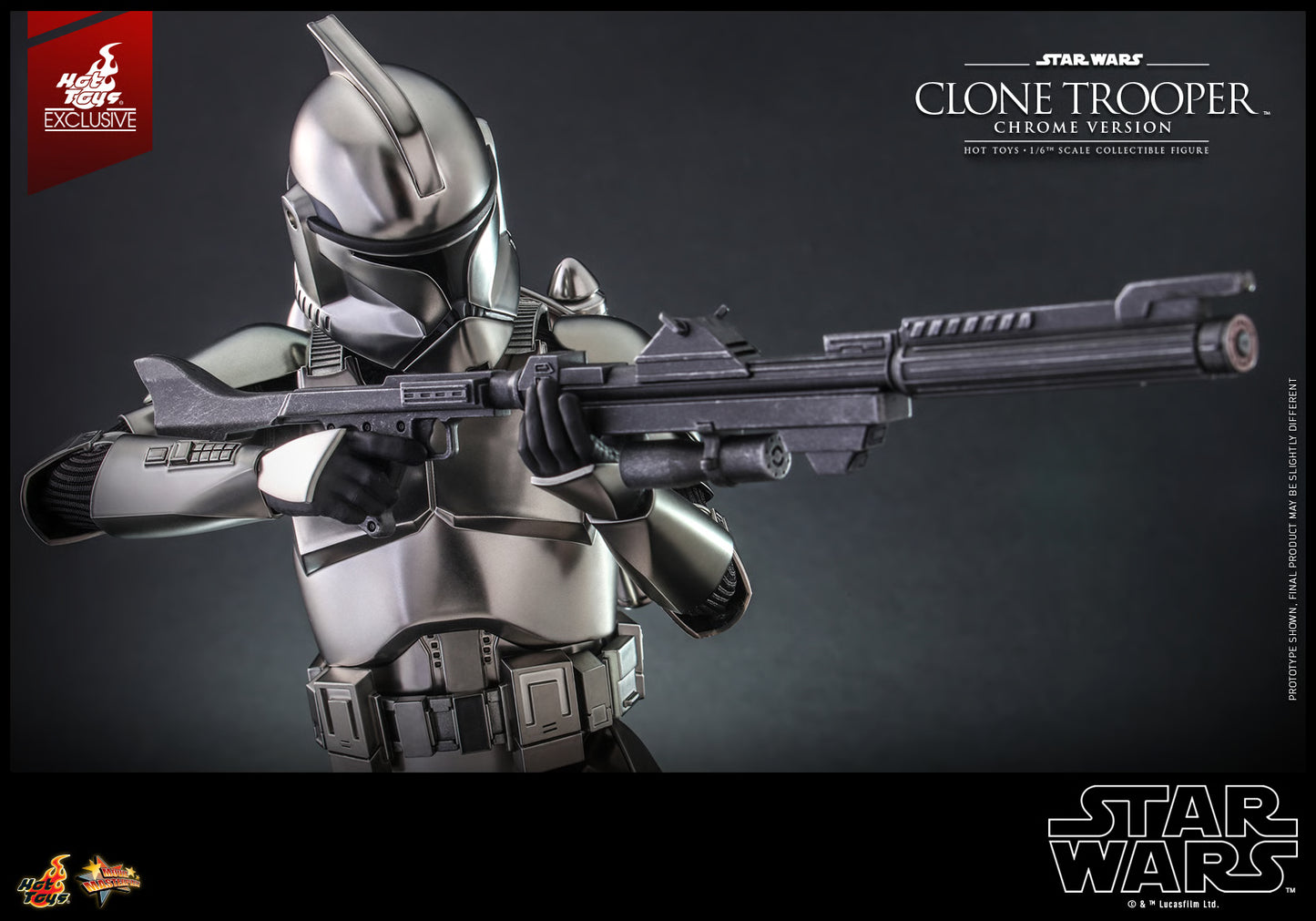 Hot Toys - Star Wars Clone Trooper Chrome Version (Sideshow Exclusive) - MMS643