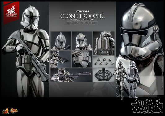 Hot Toys - Star Wars Clone Trooper Chrome Version (Sideshow Exclusive) - MMS643
