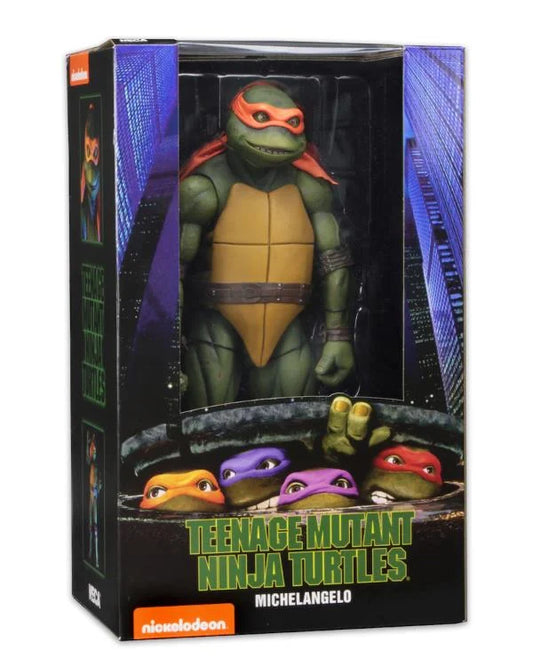 NECA - Teenage Mutant Ninja Turtles (1990 Movie) - Michelangelo - 1/4 Scale Action Figure