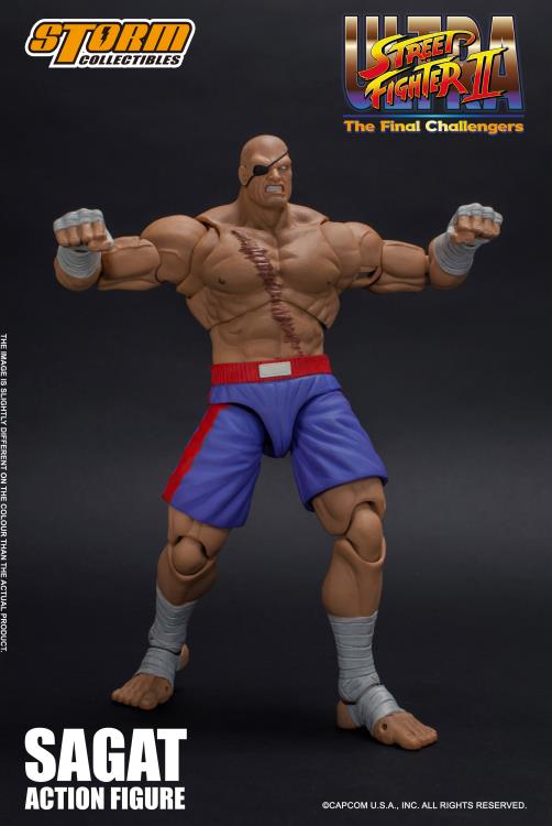 Storm Collectibles - Street Fighter II Sagat 1/12 Scale Figure (OPEN BOX)