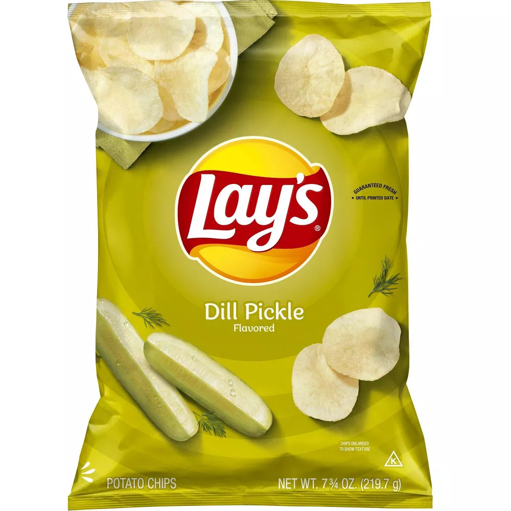 Lay’s Dill Pickle flavored chips