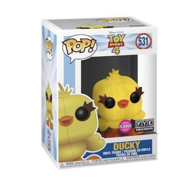 Funko Pop! Disney - Toy Story 4 - Ducky - Flocked - FYE - 531