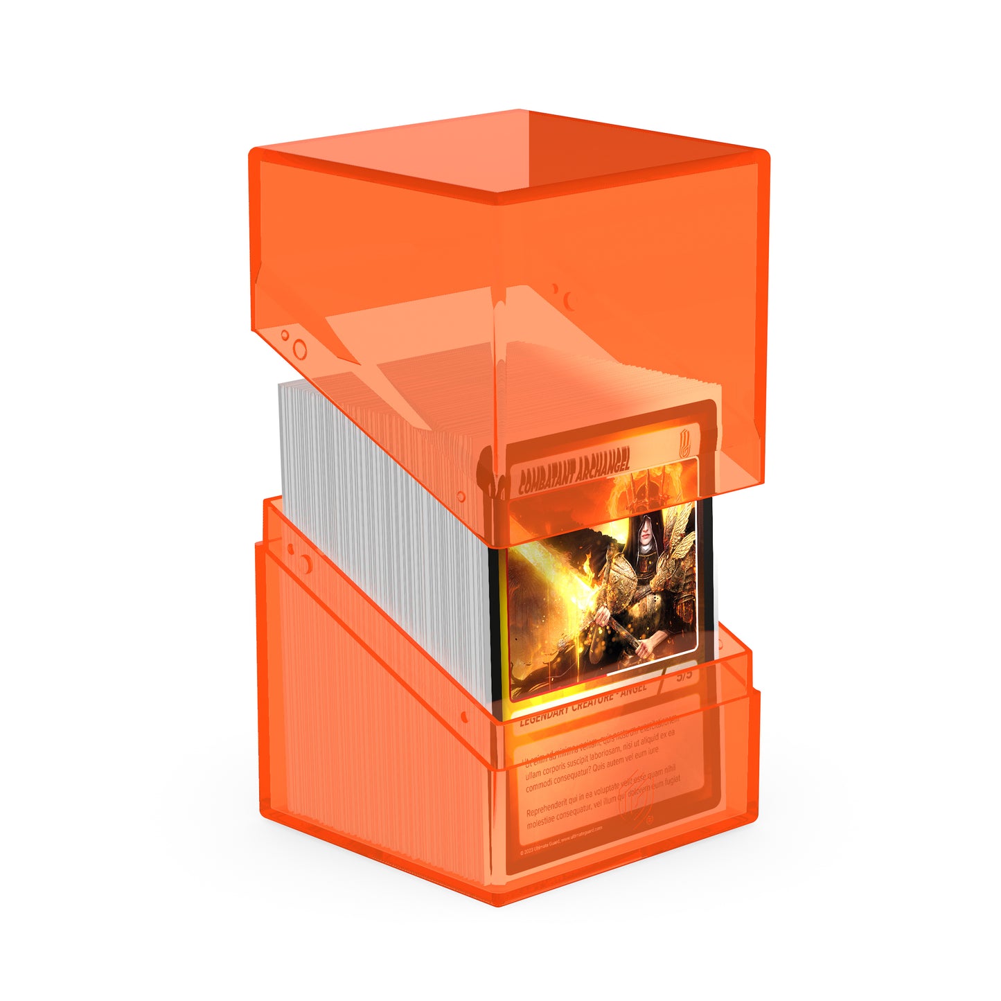 Deck Case: Boulder 100+ Standard Size- Clear Poppy Topaz