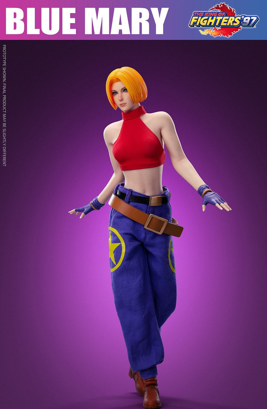 Tunshi Studio - The King Of Fighters'97 - Blue Mary Action Figure 1/6 (OPEN BOX)
