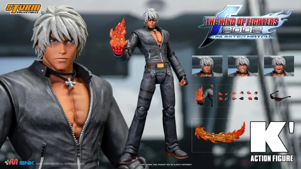 Storm Collectibles - The King of Fighters 2002 Unlimited Match - K' - 1/12 Scale Action Figure