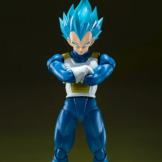 Tamashii Nations S.H.Figuarts Dragon Ball Super Super Saiyan God Super Saiyan Vegeta (Unwavering Saiyan Pride) 5.31-in Action Figure