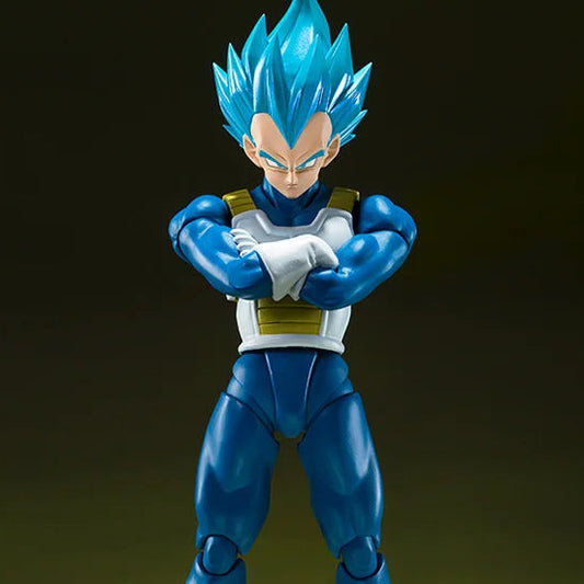 Tamashii Nations S.H.Figuarts Dragon Ball Super Super Saiyan God Super Saiyan Vegeta (Unwavering Saiyan Pride) 5.31-in Action Figure