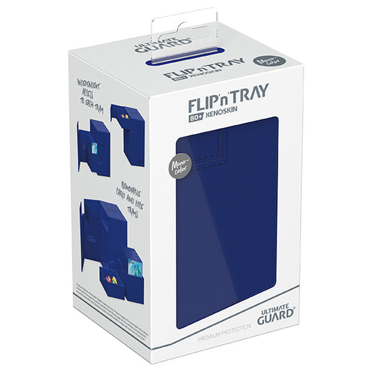 Deck Case: Flip´n´Tray 80+ Standard Size Monocolor - Blue