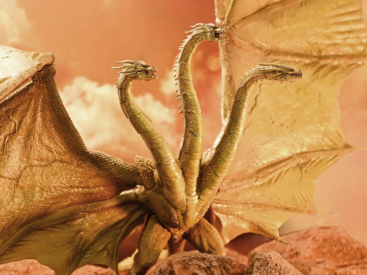 Godzilla: King of the Monsters King Ghidorah (Gravity Beam Ver.) PX Previews Exclusive Action Figure (PREORDER)