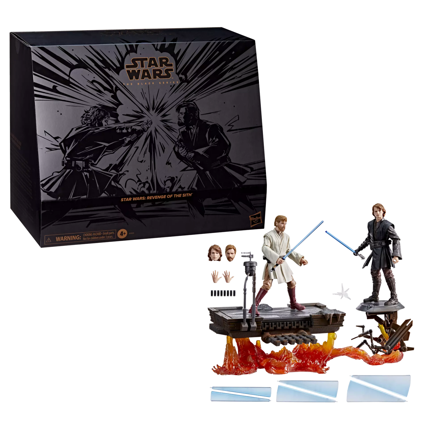 Star Wars The Black Series - Anakin Skywalker & Obi-Wan Kenobi (Duel on Mustafar) SDCC 2025