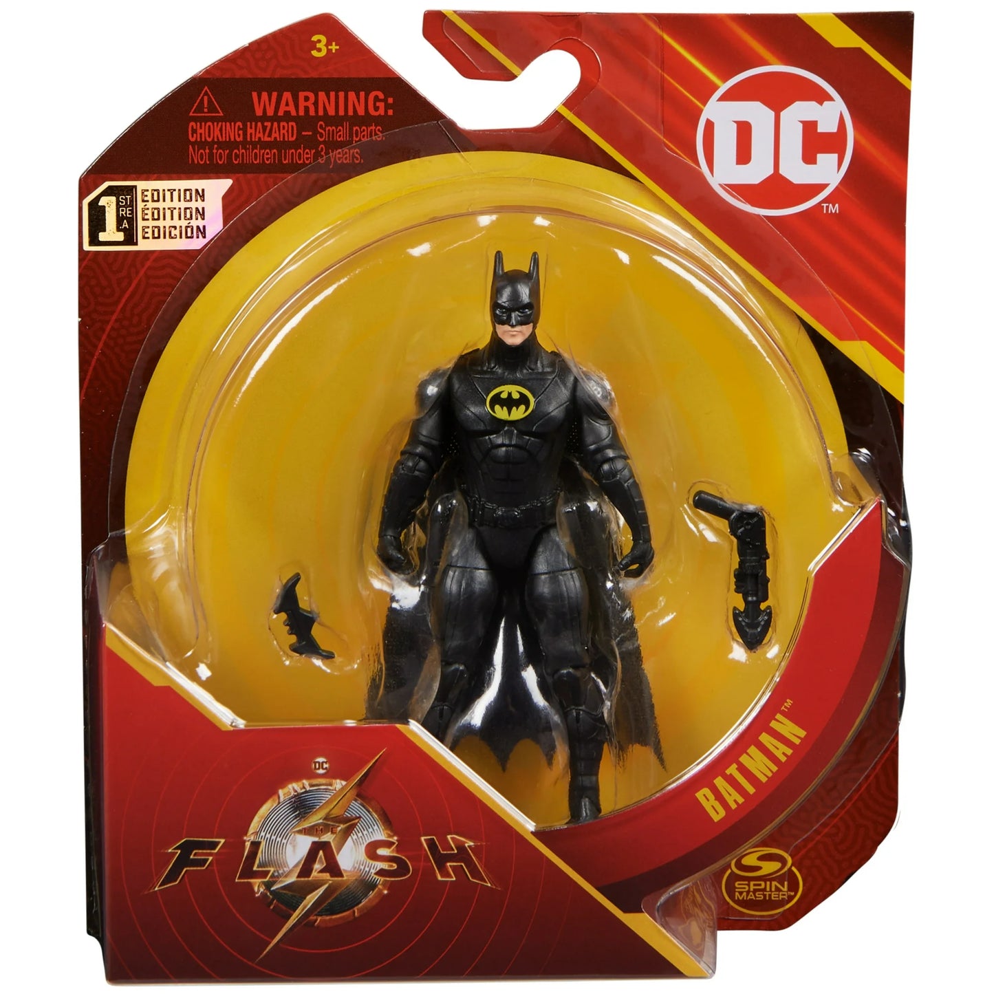 Spin Master DC The Flash Movie 4" Batman Action Figure 1st Edition