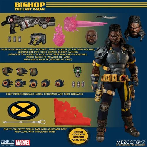 Mezco - X-Men - Bishop One:12 Collective Action Figure