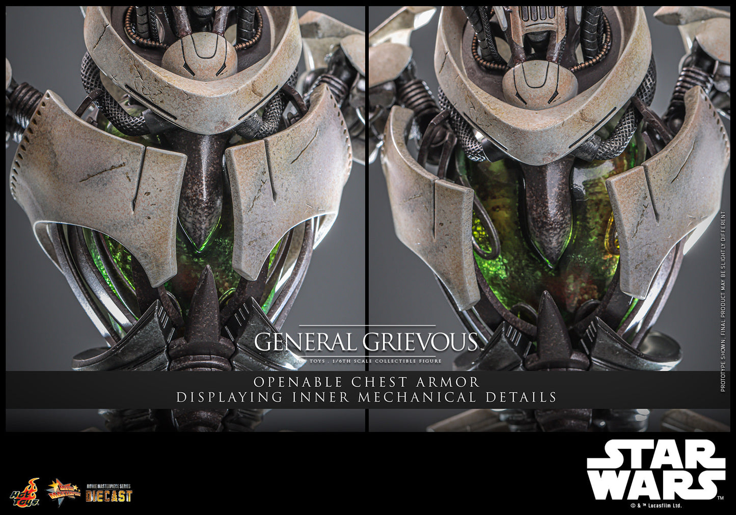 Hot Toys Star Wars - General Grievous™ - MMS760-D67 = 1/6th Scale Collectible Figure (IN STOCK)
