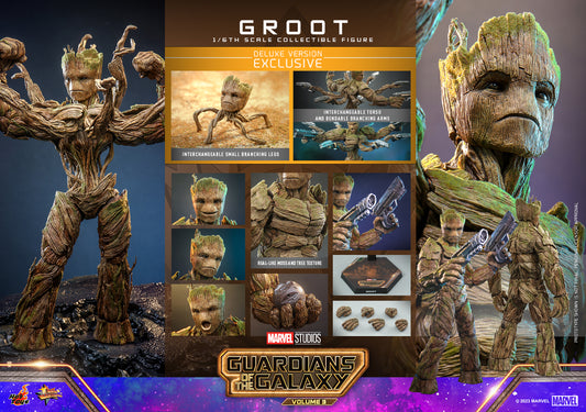 Hot Toys - Groot (Deluxe Version) - MMS707 [Guardians of the Galaxy Vol. 3