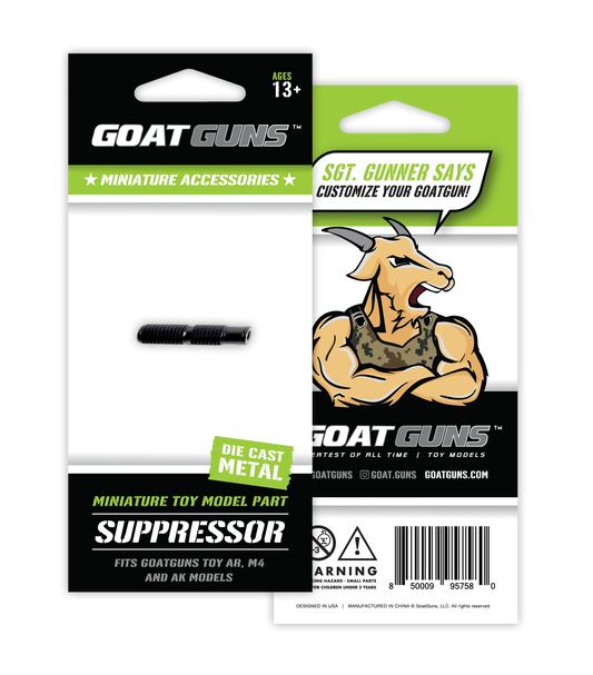 Miniature Suppressor for AR 15 (GOAT GUNS)