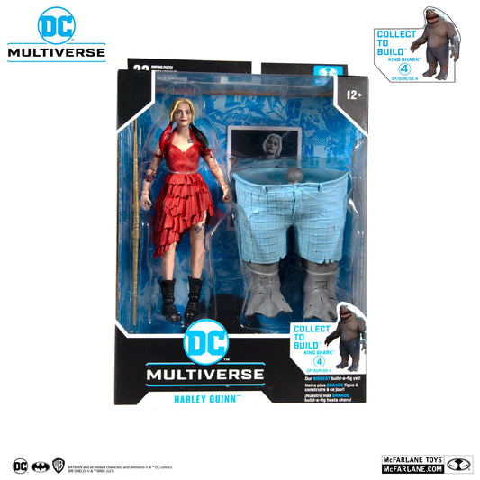 McFarlane Toys - DC Multiverse - Harley Quinn (The Suicide Squad) - King Shark BAF - 2021