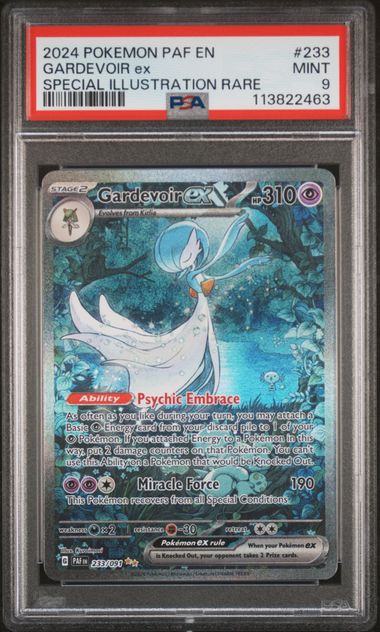 2024 POKEMON PAF EN-PALDEAN FATES #233 GARDEVOIR ex SPECIAL ILLUSTRATION RARE - PSA 9 MINT