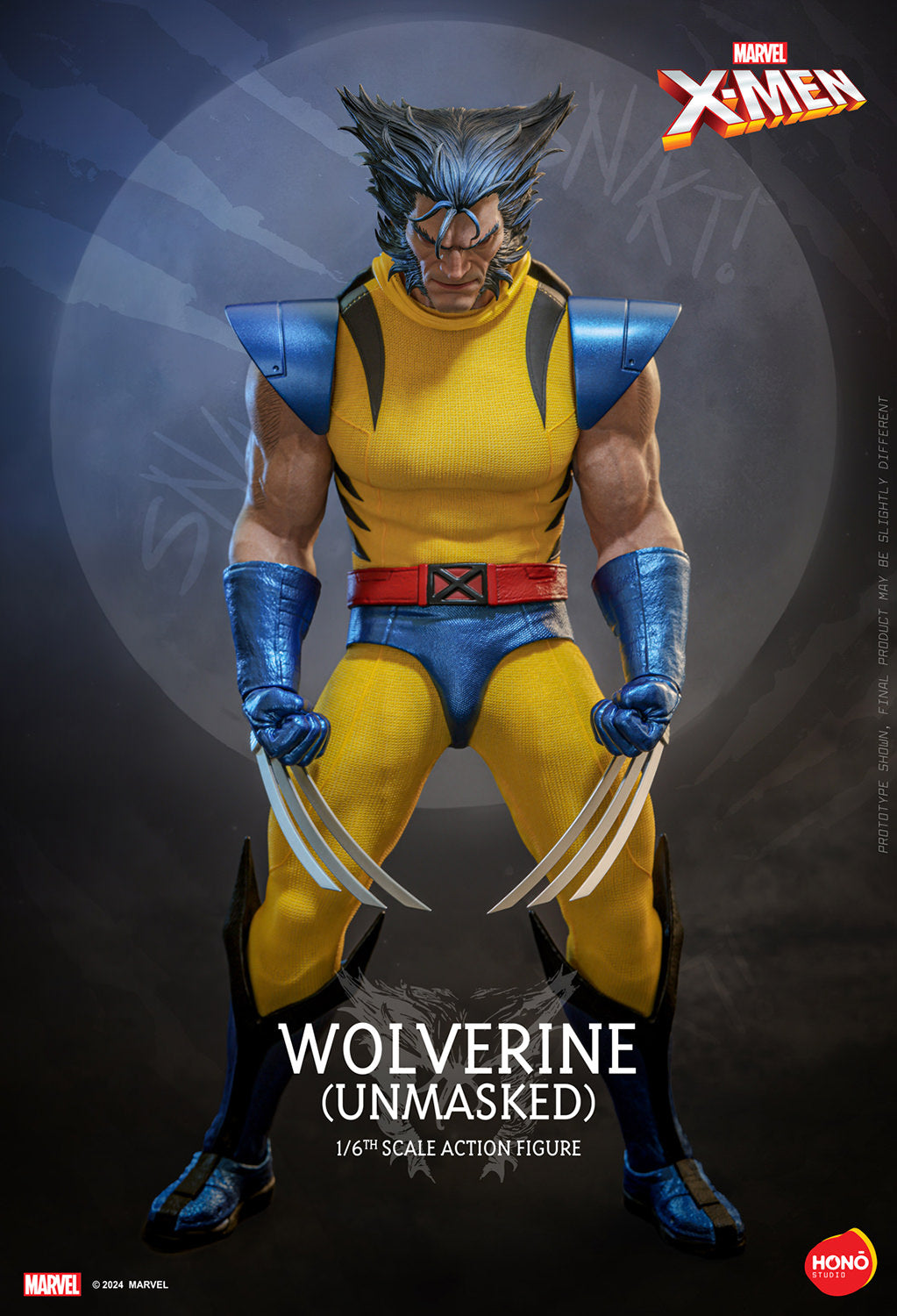 Hono Studios - Wolverine (Unmasked) - HS06 1:6th Collectible Figure