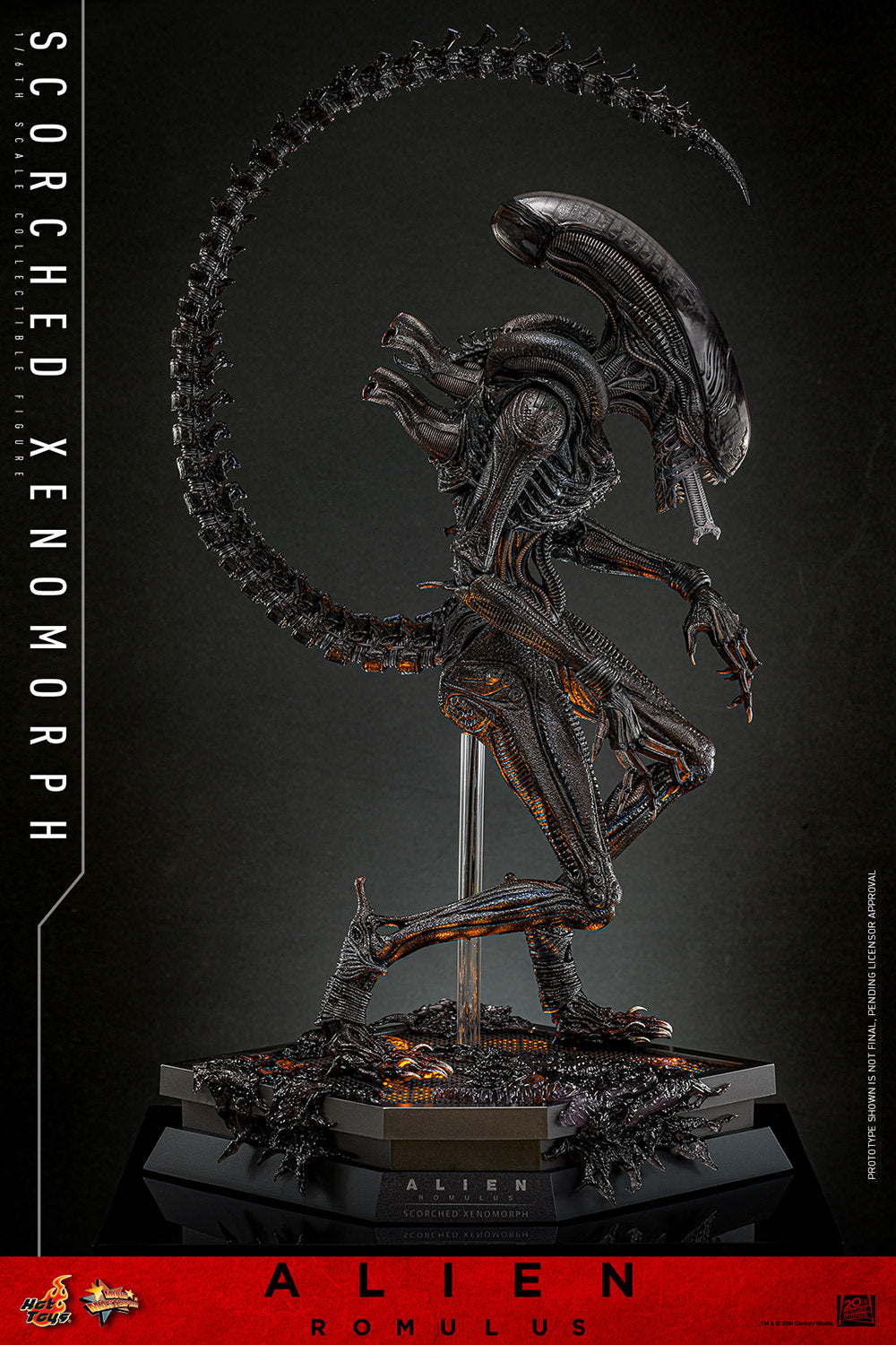 Hot Toys - Alien Romulus - Scorched Xenomorph - MMS784
