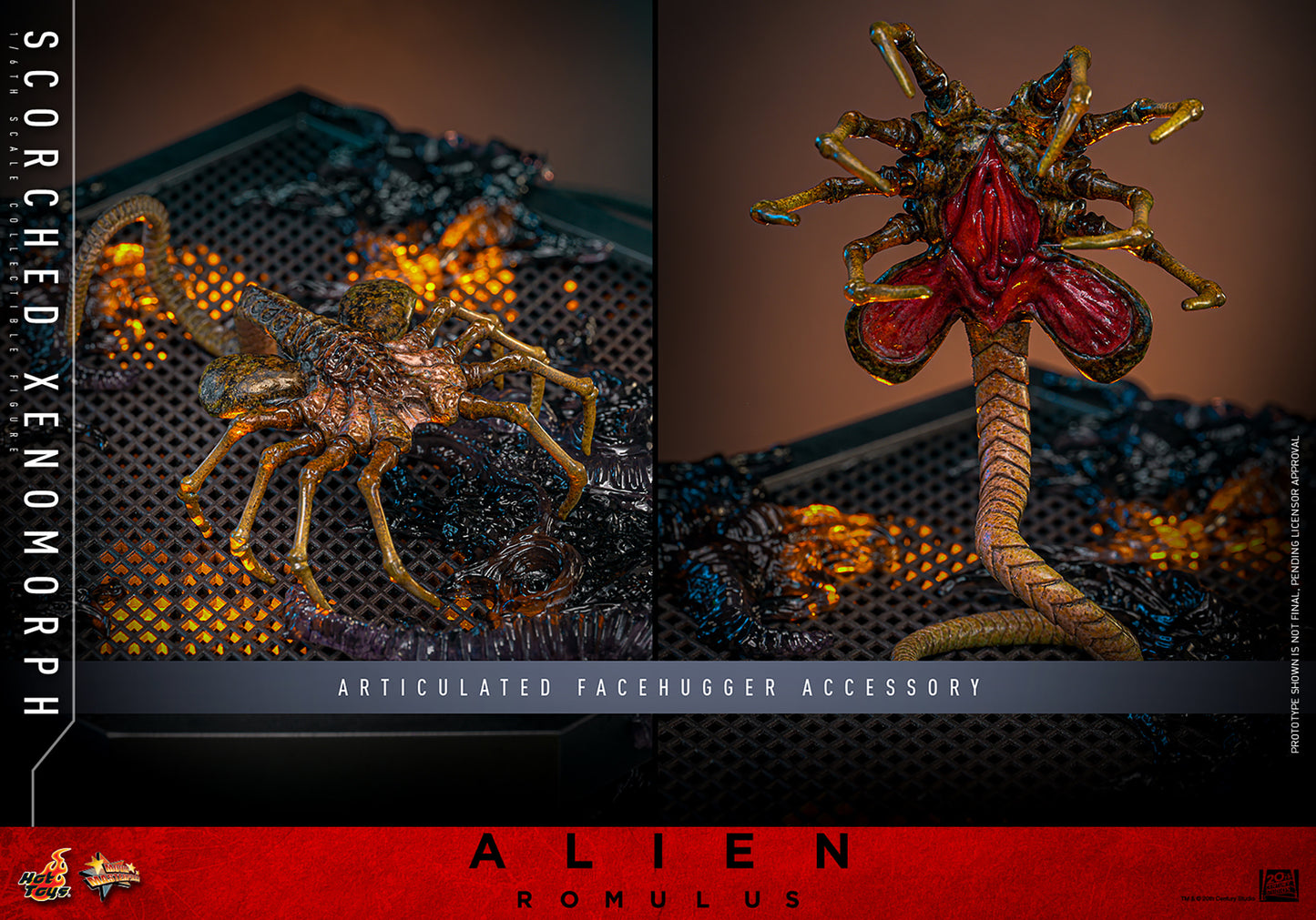 Hot Toys - Alien Romulus - Scorched Xenomorph - MMS784