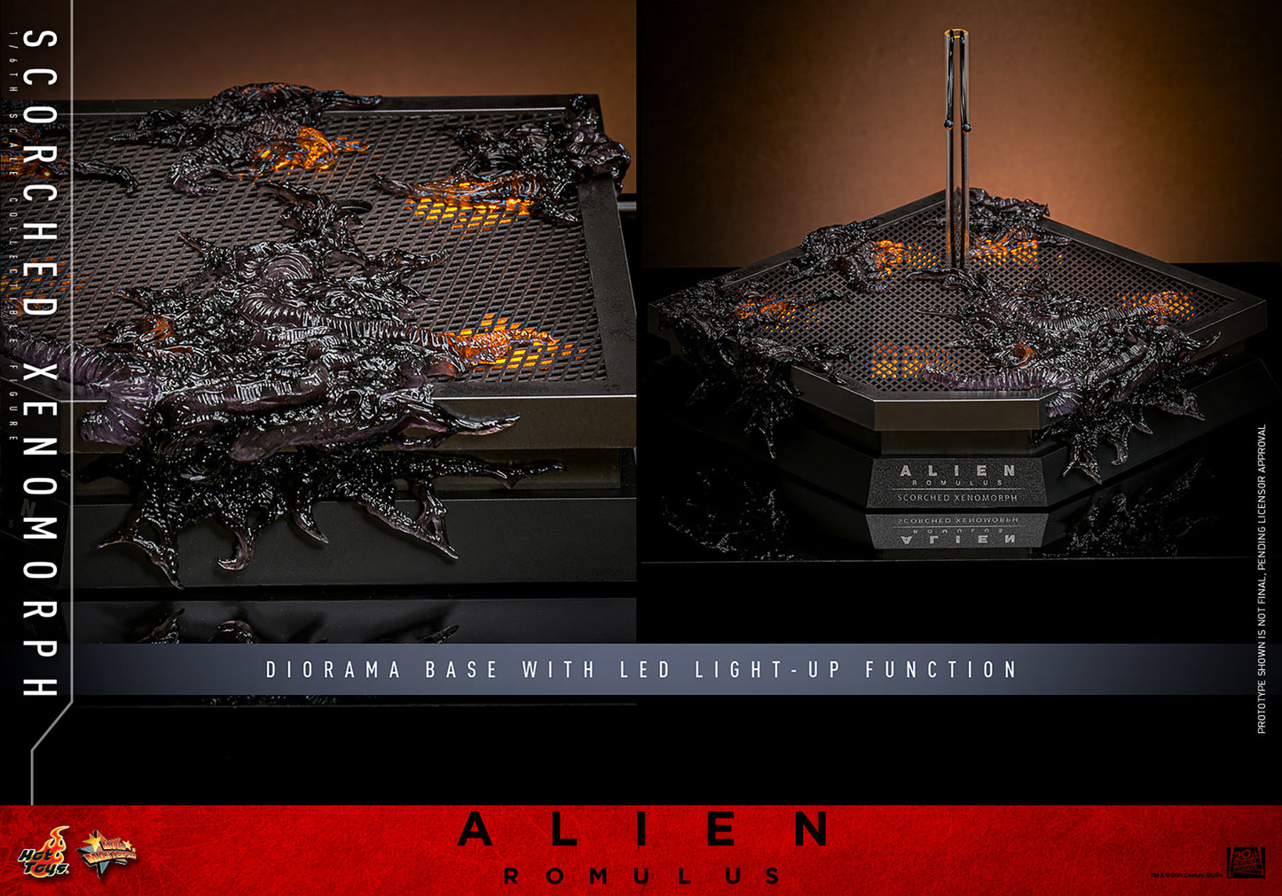 Hot Toys - Alien Romulus - Scorched Xenomorph - MMS784