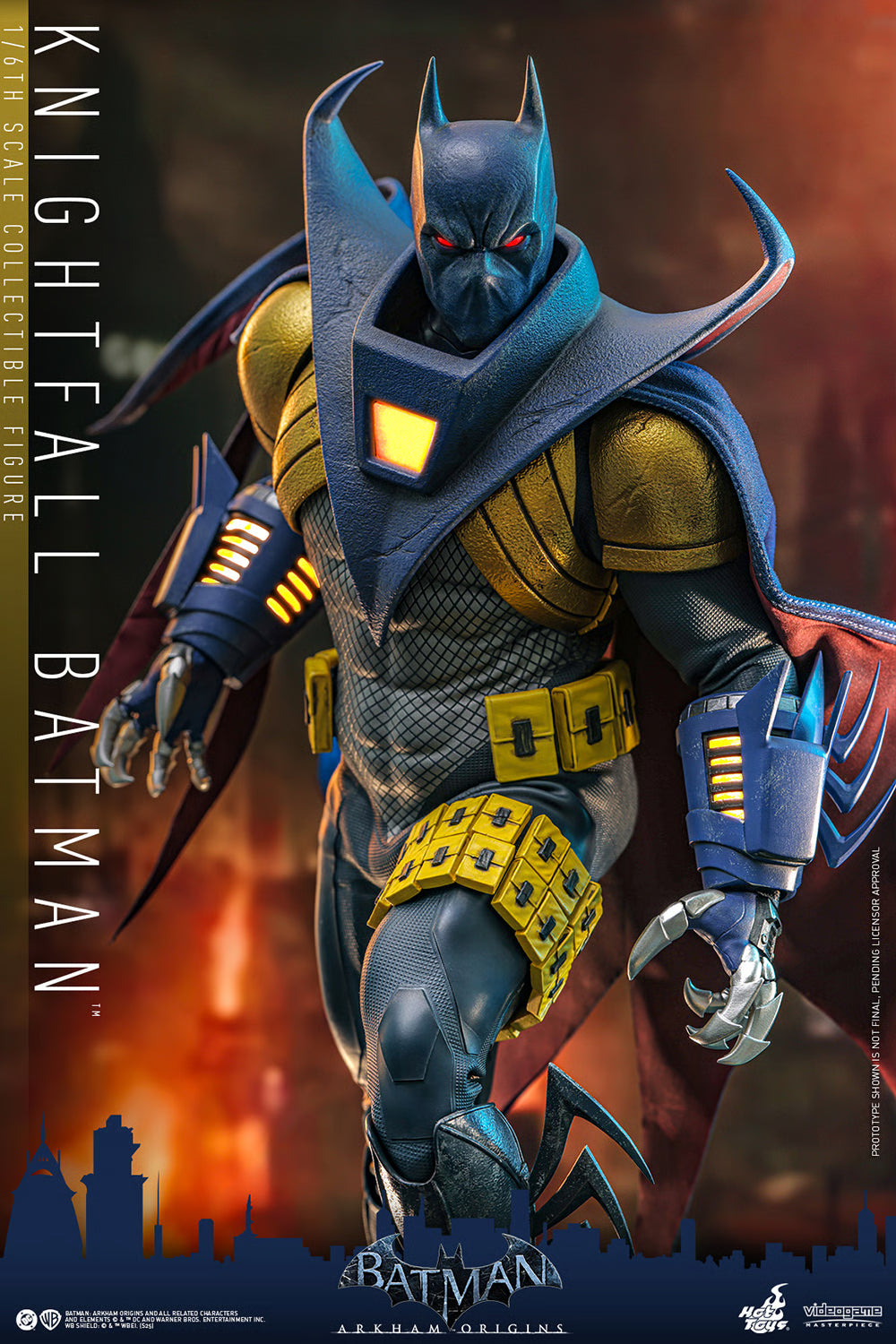 Hot Toys: Knightfall Batman Sixth Scale Figure - Batman Arkham Origins - Video Game Masterpiece Series (VGM74)