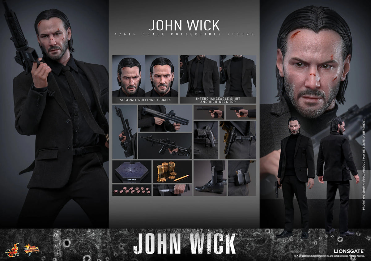 Hot Toys: John Wick Sixth Scale Figure - Movie Masterpiece Series (MMS832)