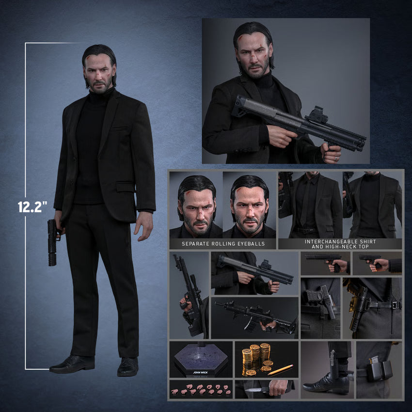 Hot Toys: John Wick Sixth Scale Figure - Movie Masterpiece Series (MMS832)