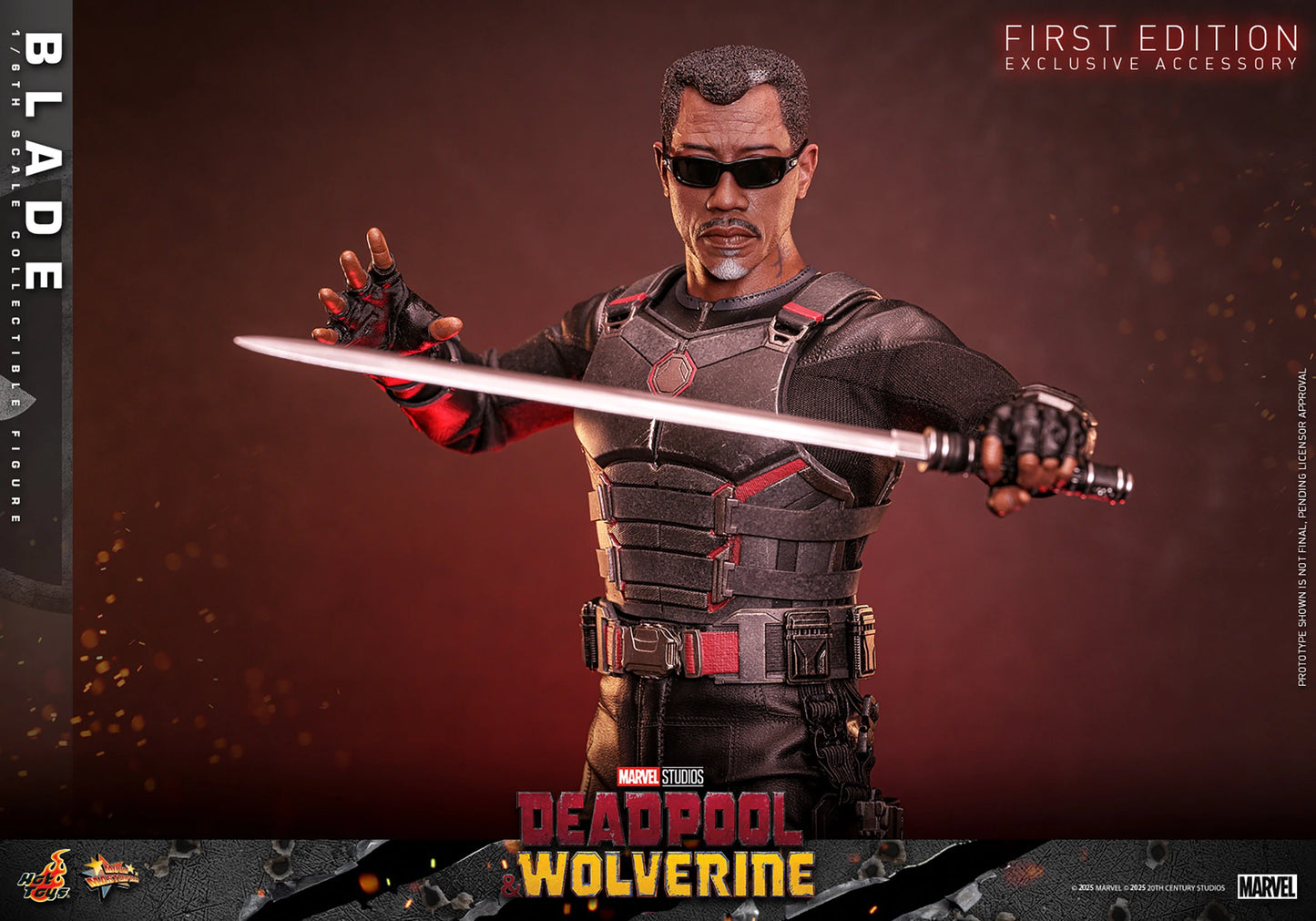 Hot Toys - Blade Sixth Scale Figure - First Edition - Deadpool & Wolverine - Marvel (Hot Toys) MMS