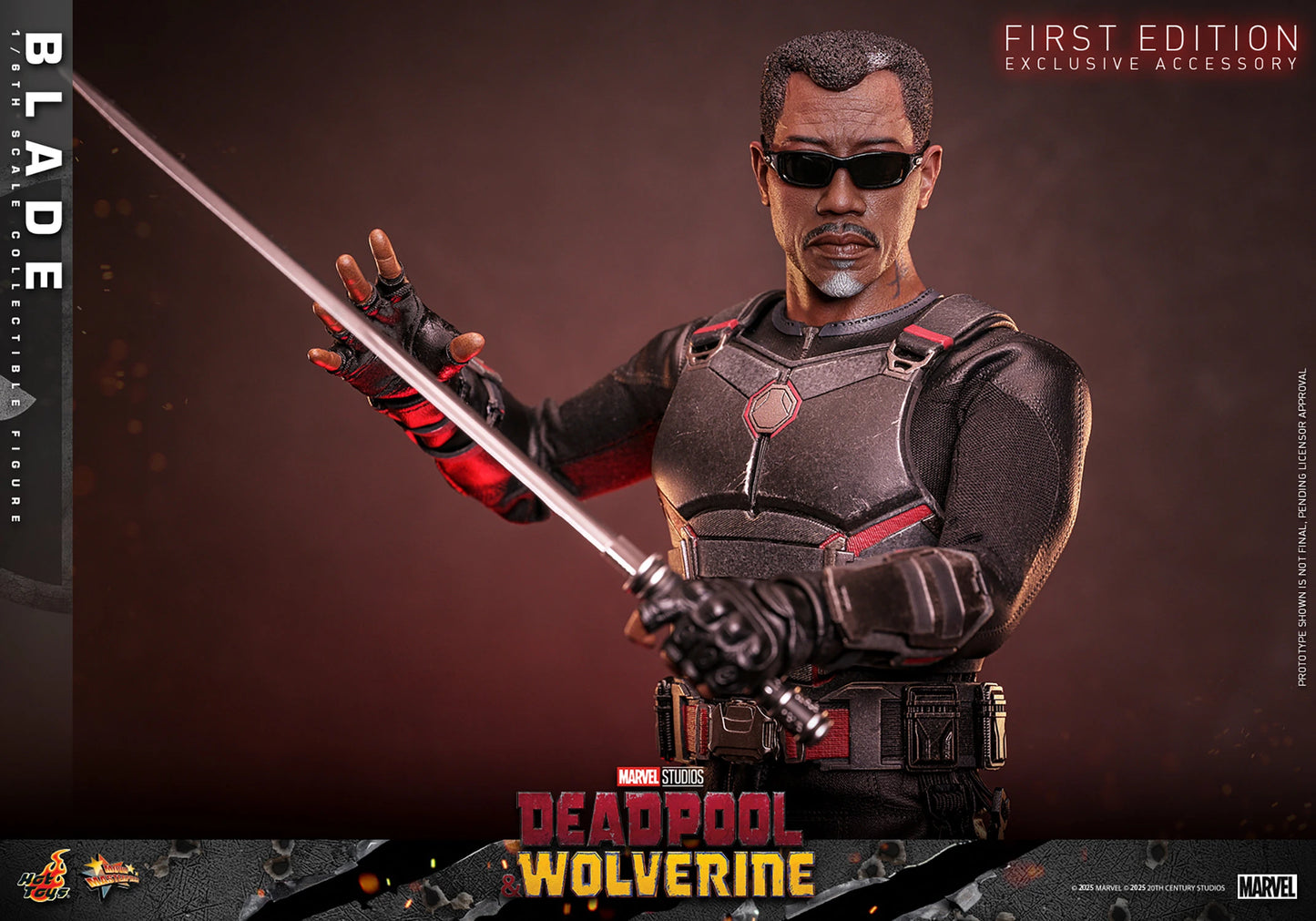 Hot Toys - Blade Sixth Scale Figure - First Edition - Deadpool & Wolverine - Marvel (Hot Toys) MMS