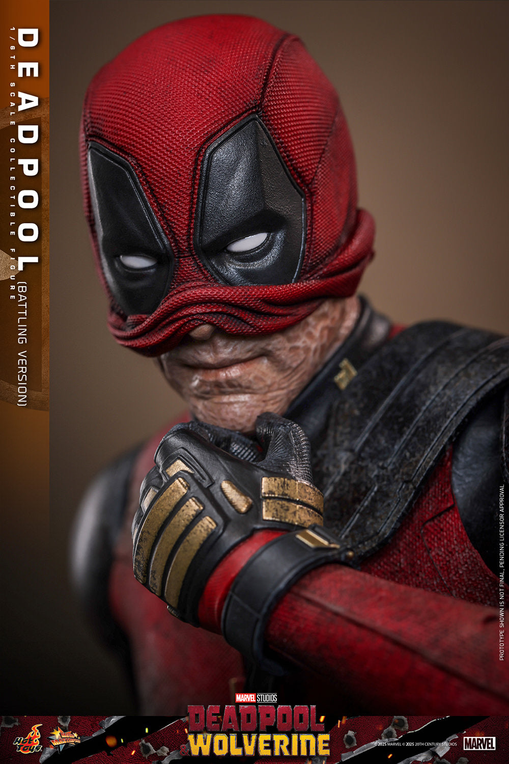 Hot Toys Deadpool & Wolverine - Deadpool (Battling Damage) - MMS782 1/6th Scale Collectible Figure