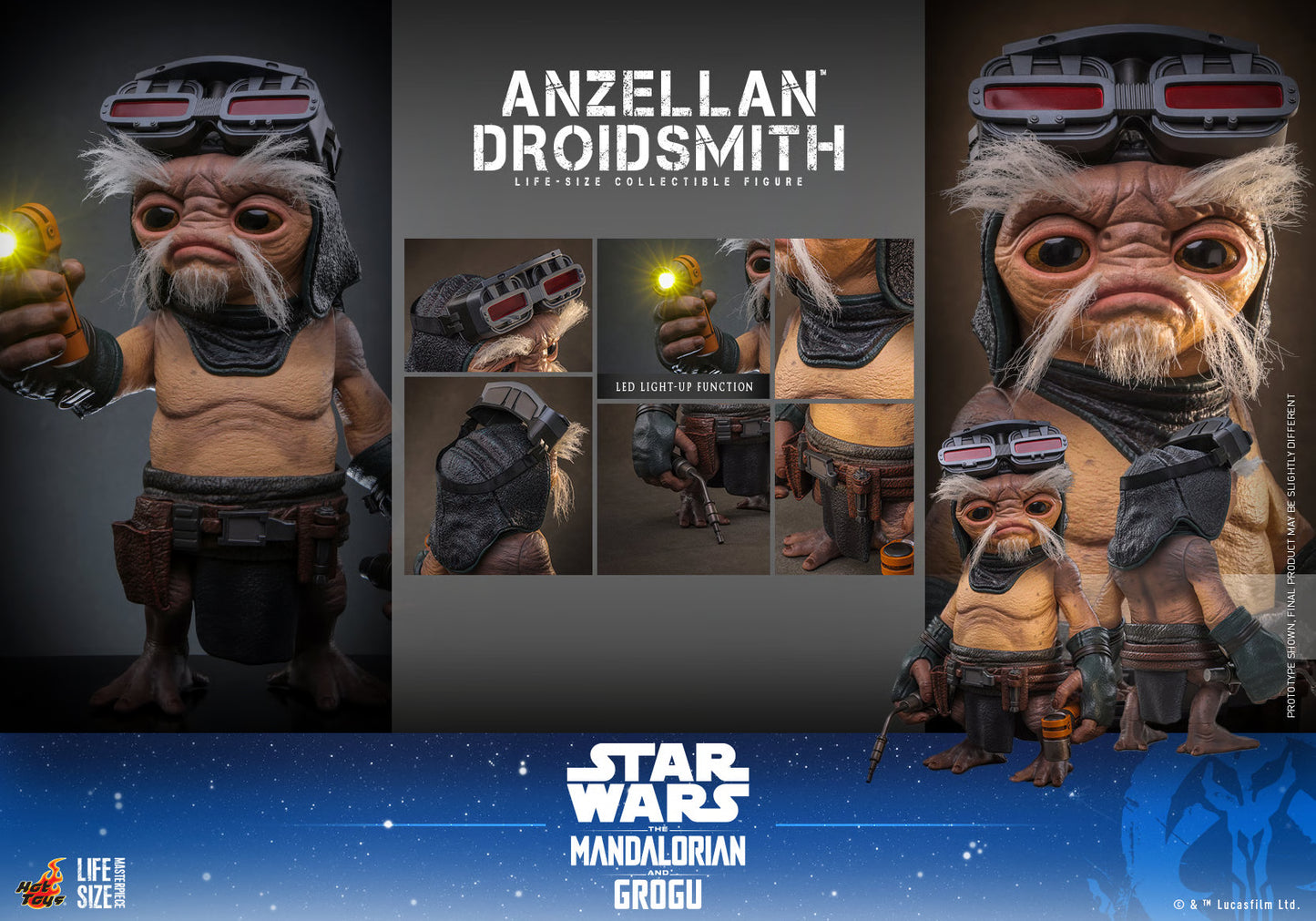 Hot Toys Star Wars - Anzellan Droidsmith™ - LMS017