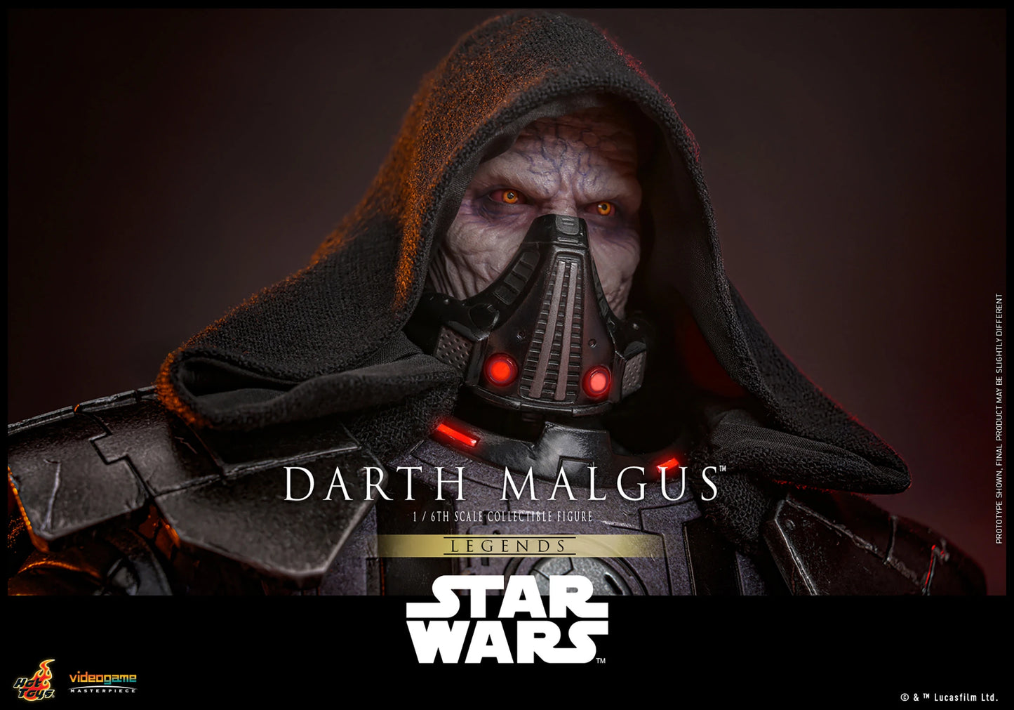 Hot Toys Star Wars - Darth Malgus Sixth Scale Figure - Video Game Masterpiece Series - VGM70