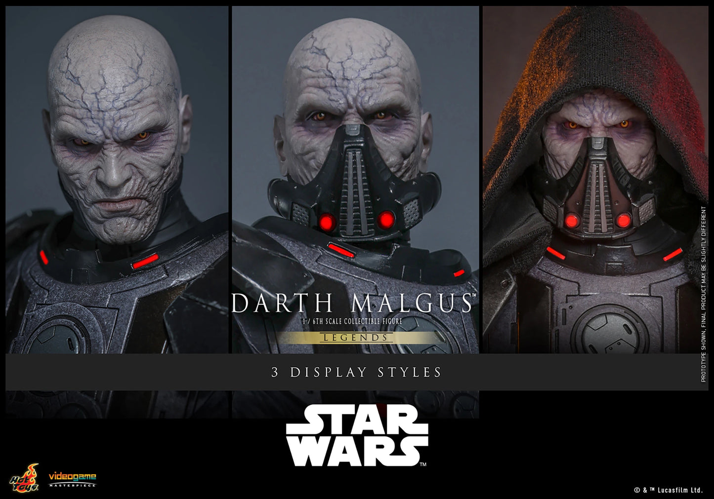 Hot Toys Star Wars - Darth Malgus Sixth Scale Figure - Video Game Masterpiece Series - VGM70