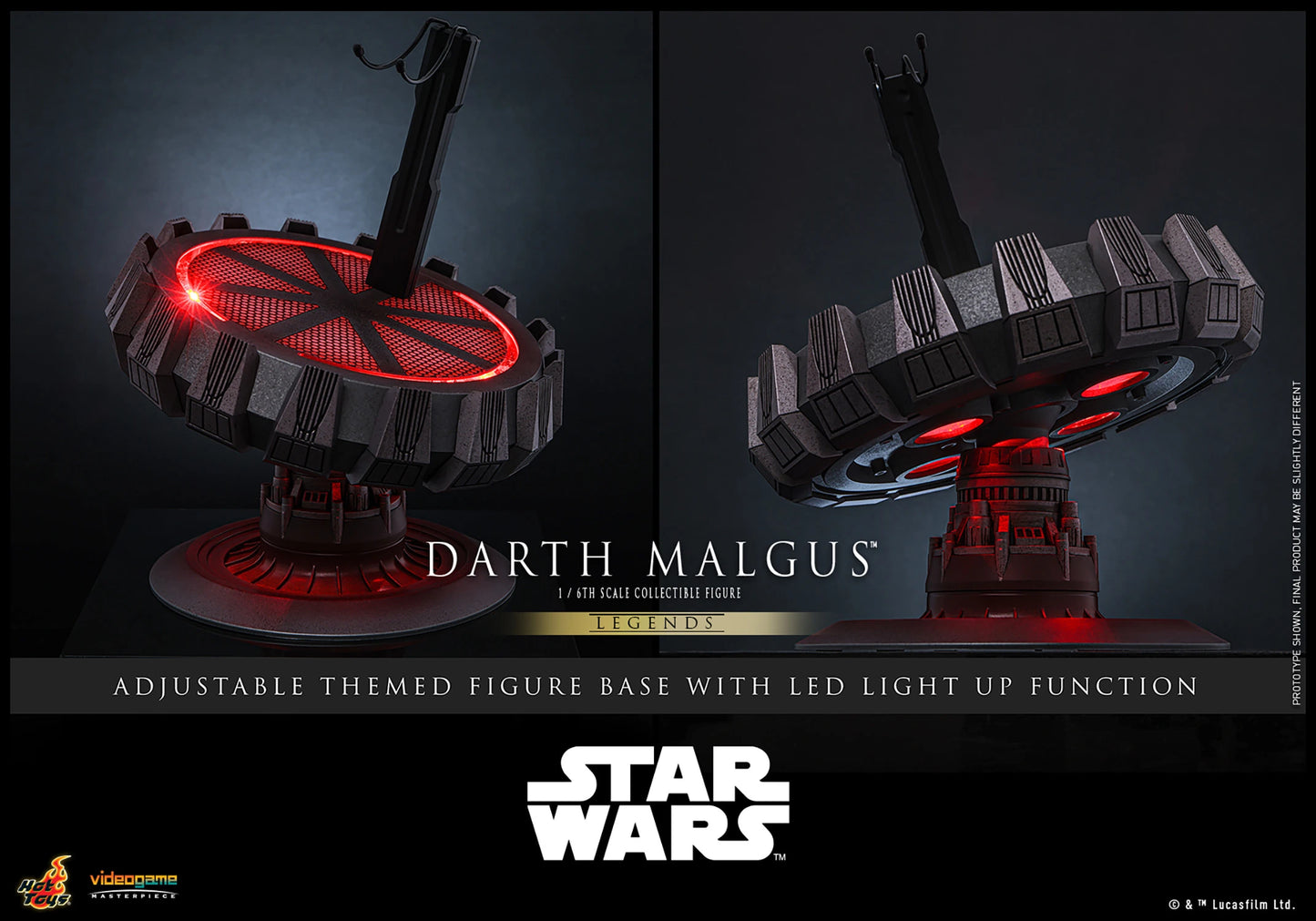 Hot Toys Star Wars - Darth Malgus Sixth Scale Figure - Video Game Masterpiece Series - VGM70