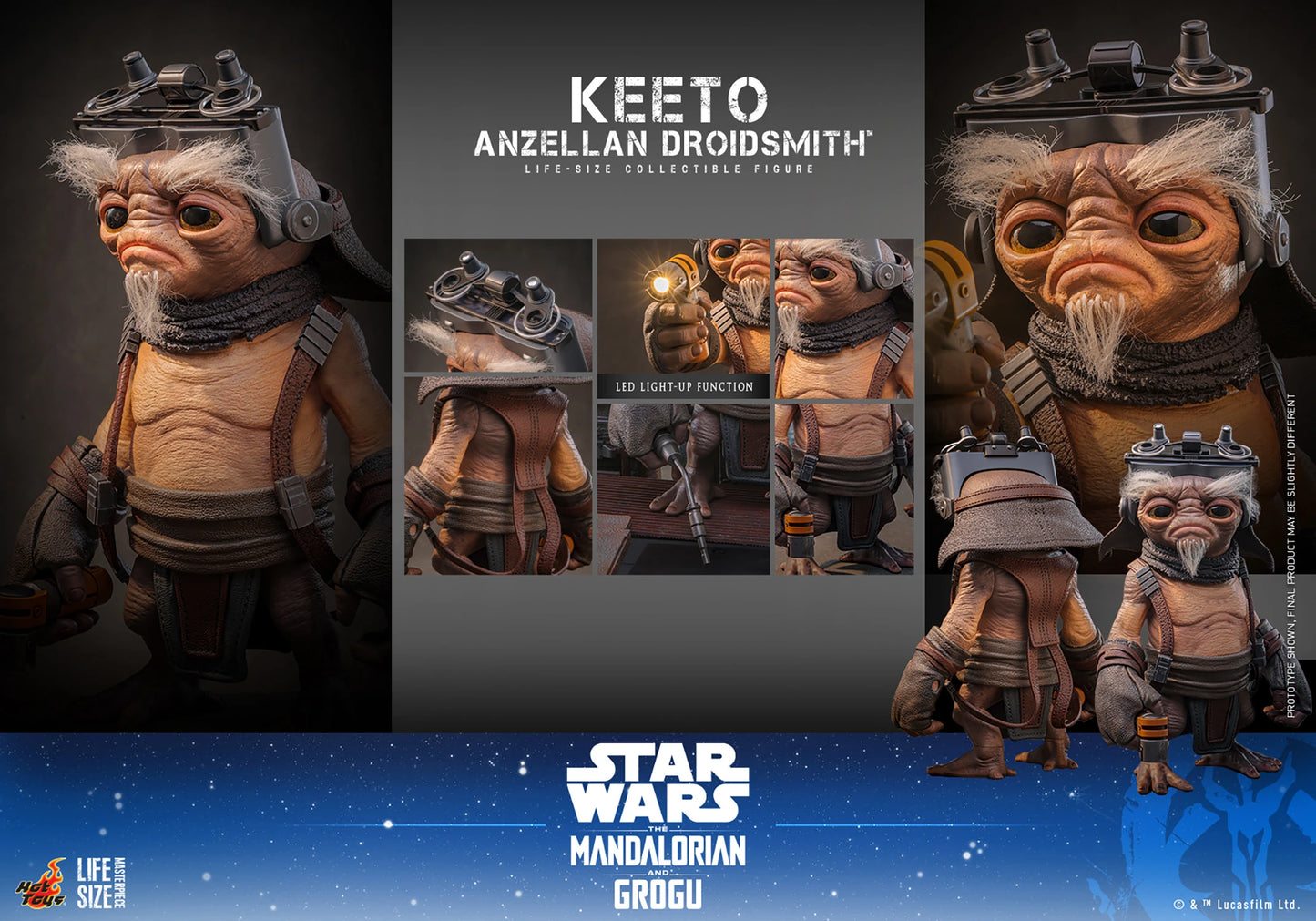 Hot Toys Star Wars - Keeto (Anzellan Droidsmith™) - LMS018