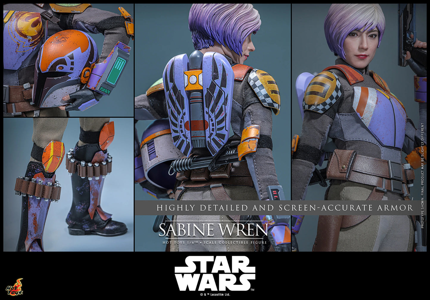 Hot Toys Sabine Wren Sixth Scale Figure - Television Masterpiece Series - Star Wars: Rebels (Hot Toys) - TMS171