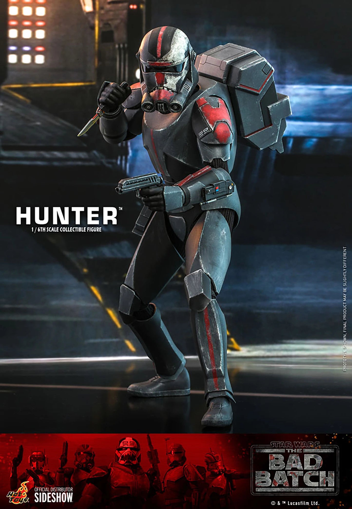 Hot Toys Star Wars - Hunter - 1/6th Scale Collectible Figure - TMS050
