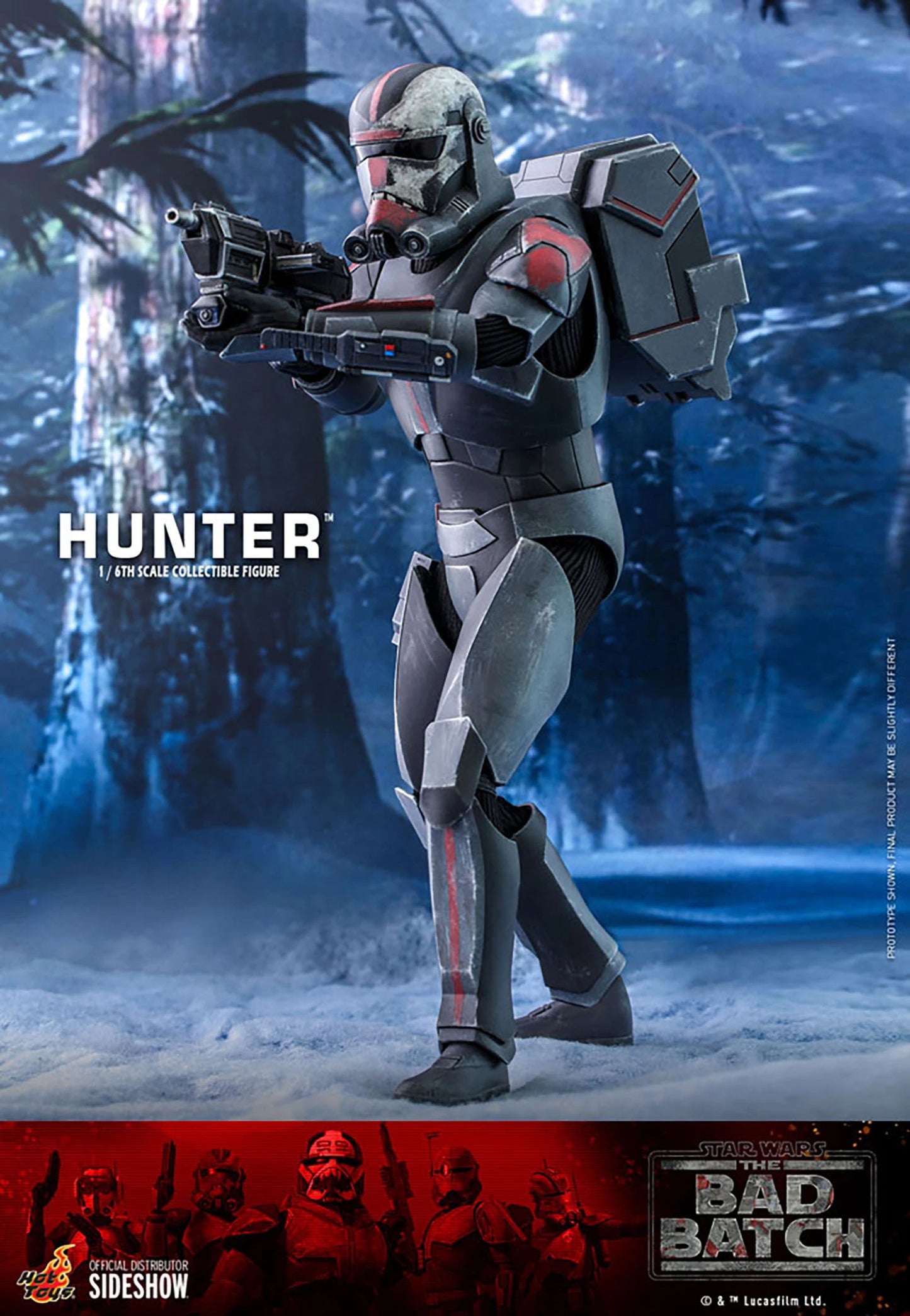 Hot Toys Star Wars - Hunter - 1/6th Scale Collectible Figure - TMS050