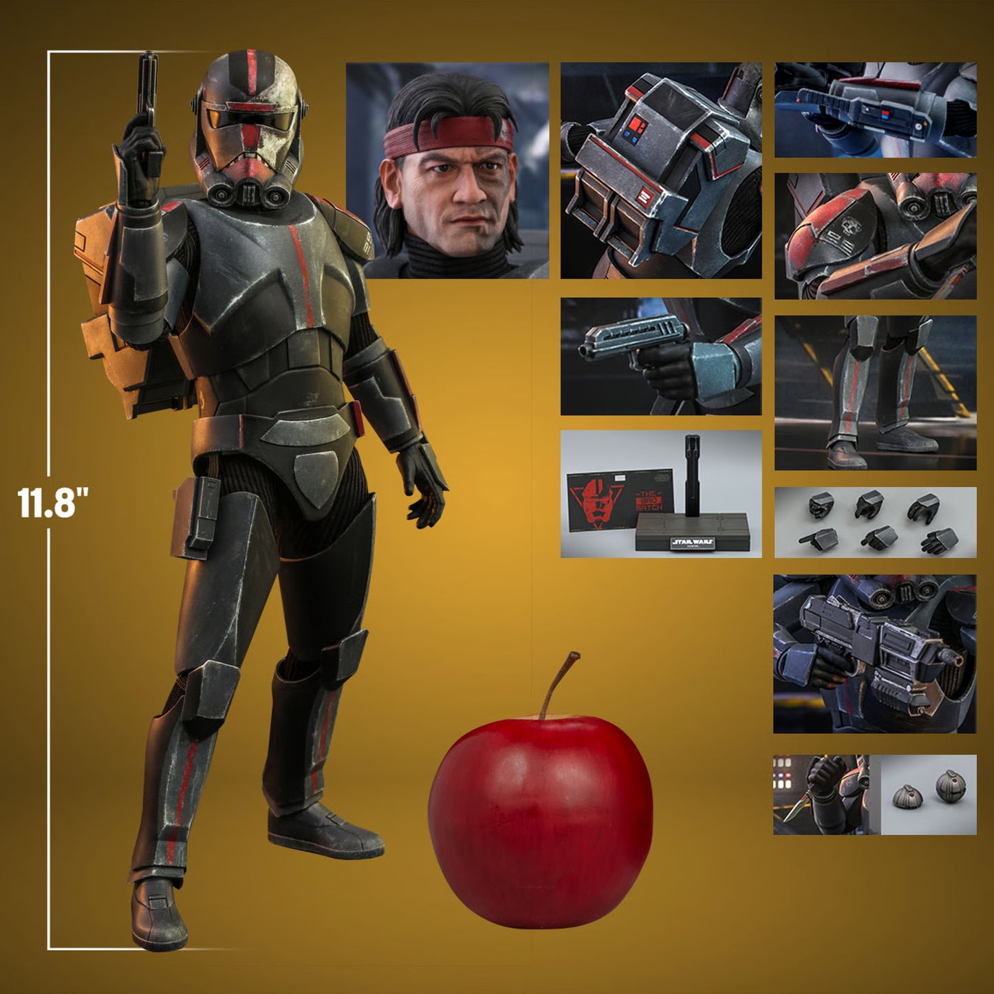 Hot Toys Star Wars - Hunter - 1/6th Scale Collectible Figure - TMS050