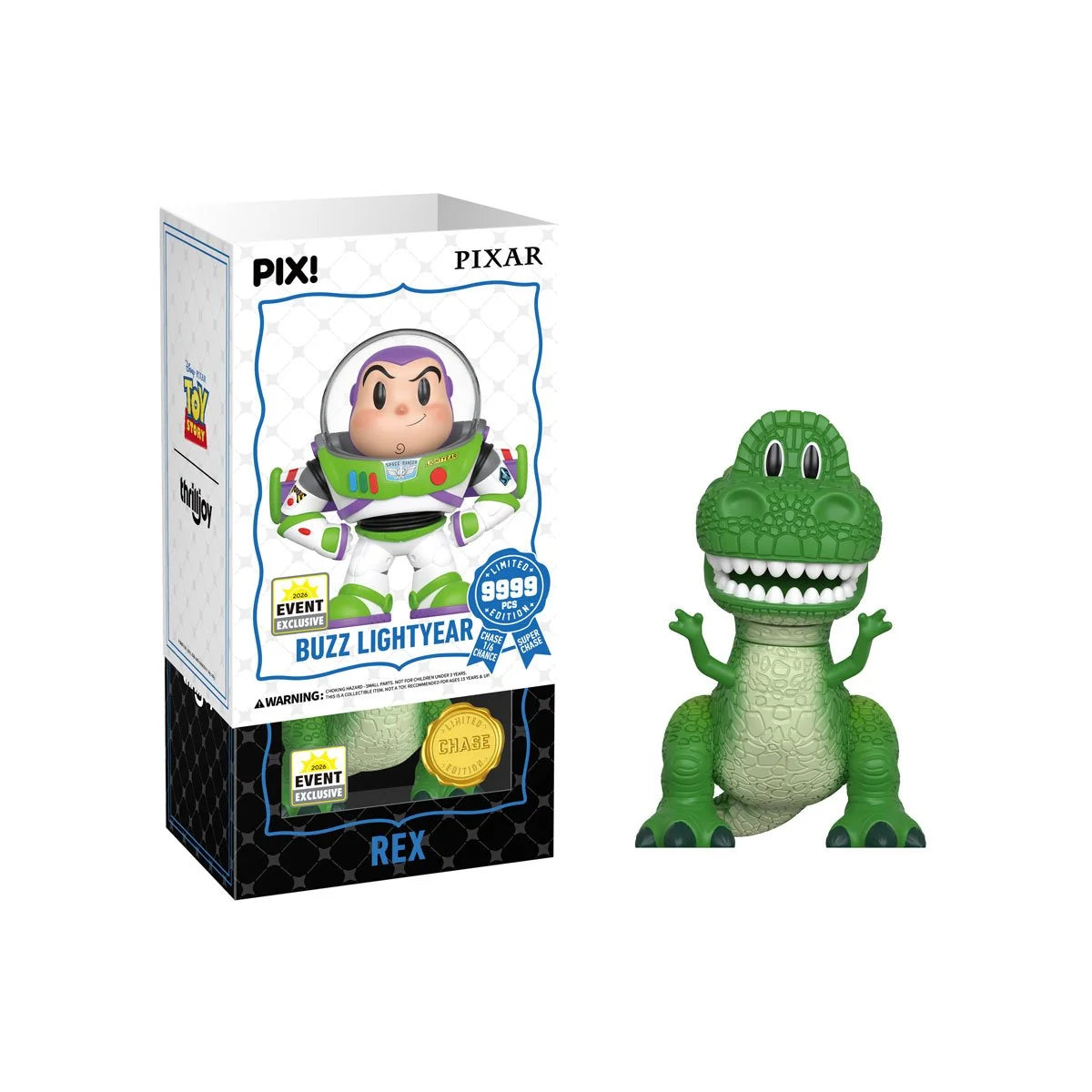 Thrilljoy PIX! Pixar Buzz Lightyear 2026 Event Exclusive - Limited Edition Chase (REX)