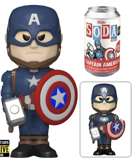 Funko Soda! Captain America Entertainment Earth Exclusive 1/6 Chance Of chase