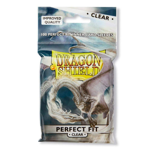 Dragon Shield Perfect Fit - Clear/Clear (100-Pack) - Dragon Shield Card Sleeves
