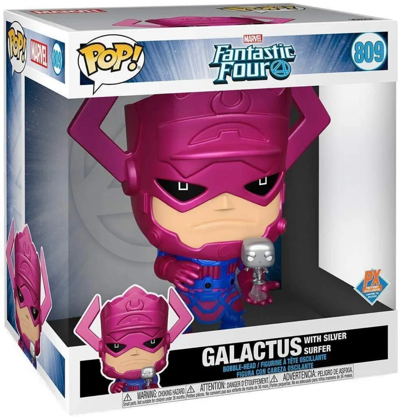 Funko Jumbo Galactus with Silver Surfer 10in 809