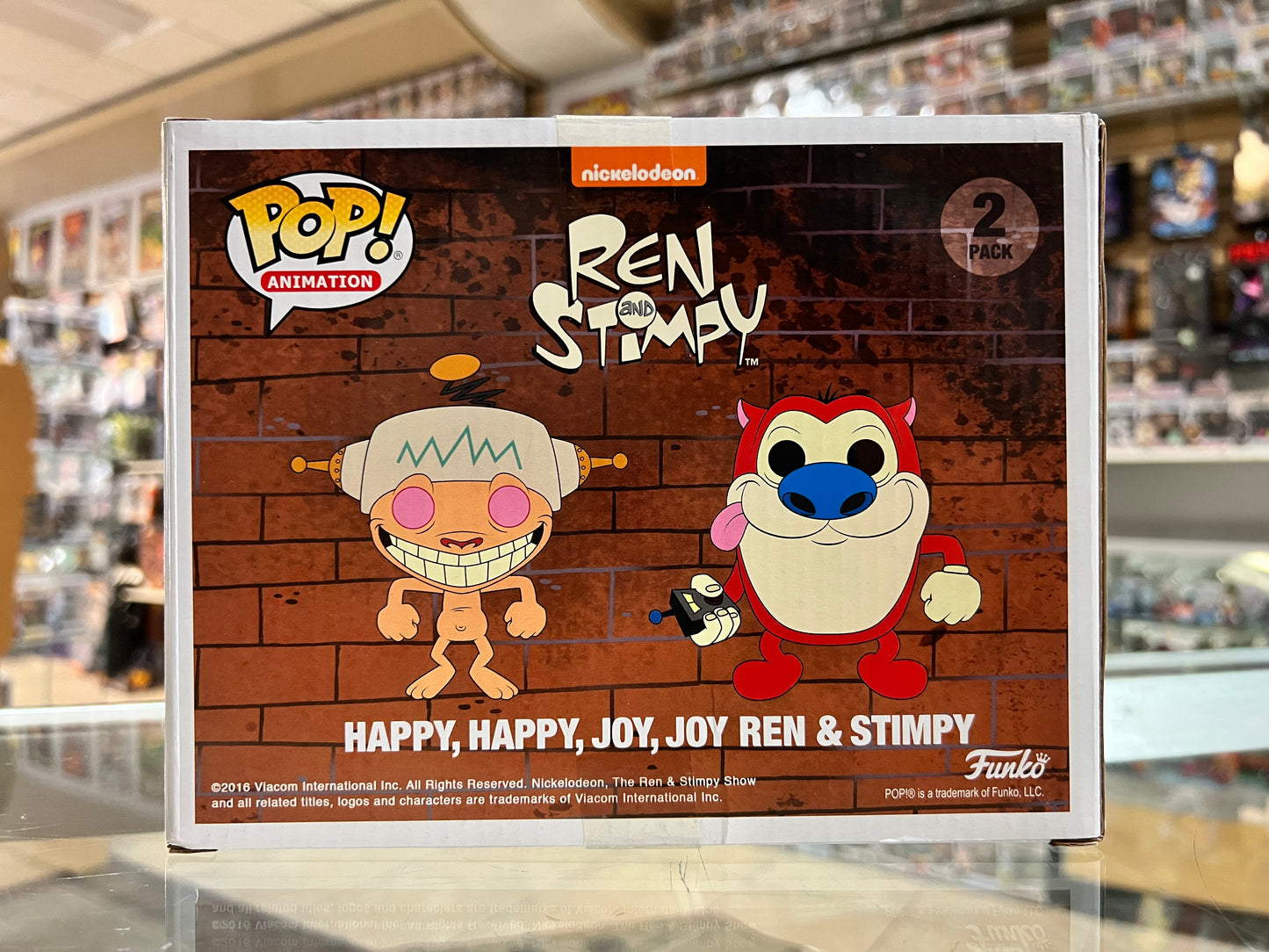 Funko Pop! Animation Ren and Stimpy 2017 SDCC 2500PC LE (Happy