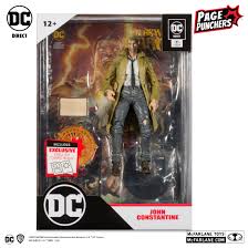 McFarlane Toys - John Constantine 7″ Figure with Black Adam Comic (Page Punchers)